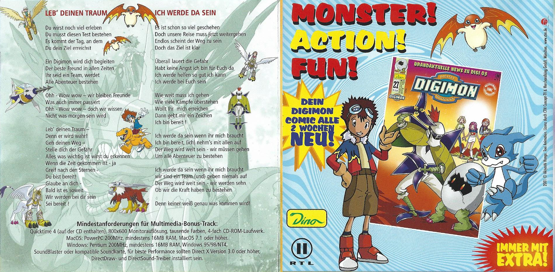 Digimon - Digital Monsters Gold (2001) MP3 - Download Digimon